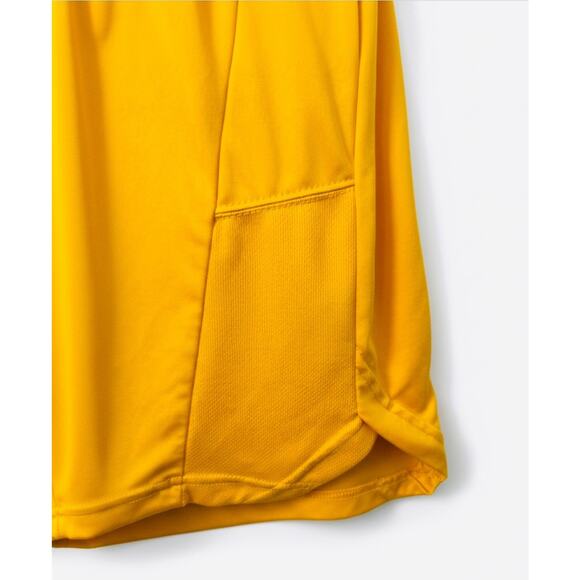 McDonald’s Employee Shirt Polo Quarter Zip Yellow Gold Uniform Top Medium - Picture 6 of 6